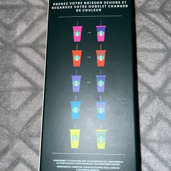 Starbucks Color-Changing Reusable Cold Cups - Picture 2 of 3